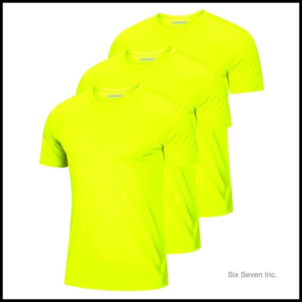 Men's Quick Dry Active T-Shirts Moisture Wicking UPF 50+ Athletic Gym Workout